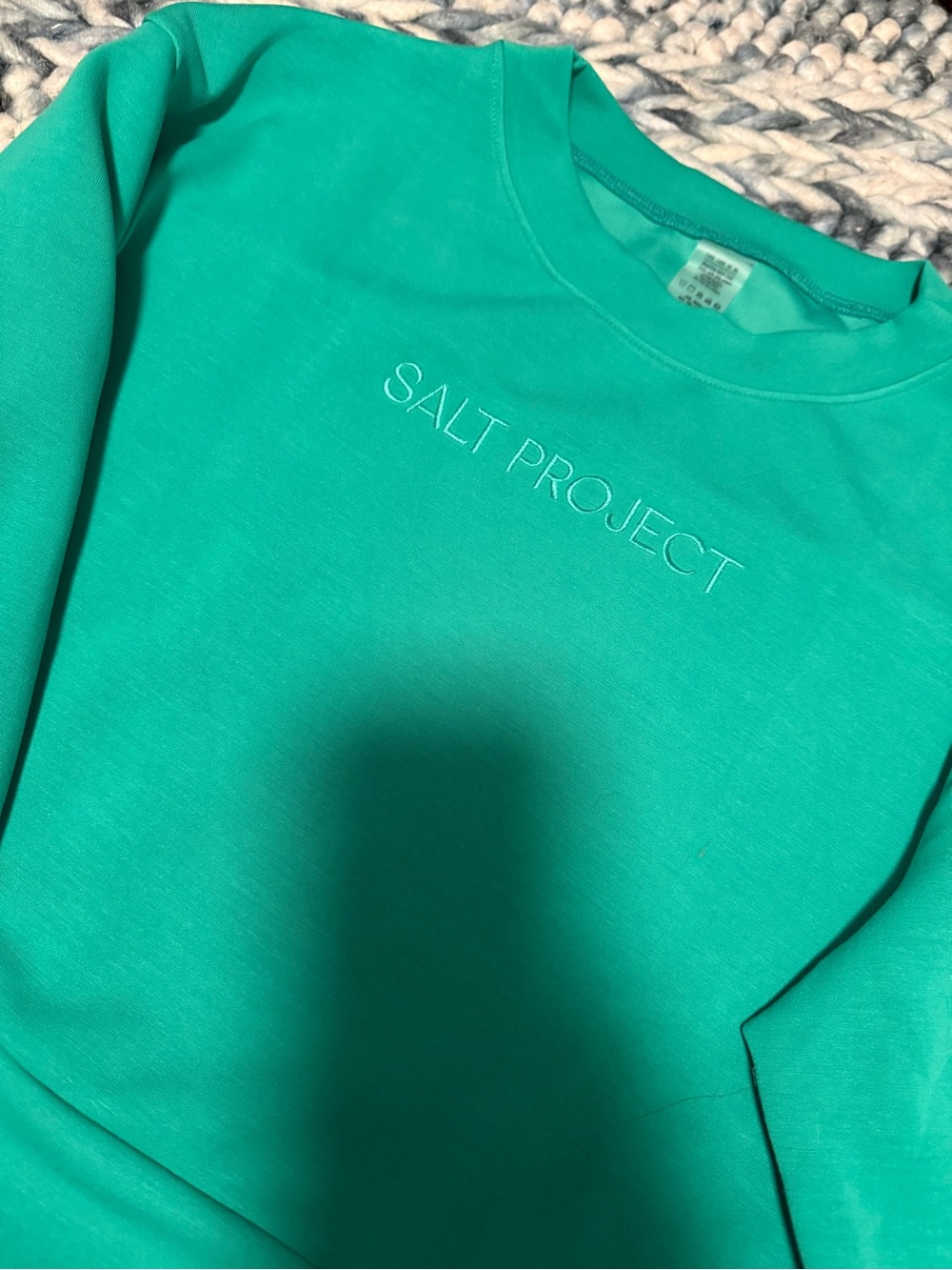 Salt Project Women's Teal Crewneck Sweatshirt